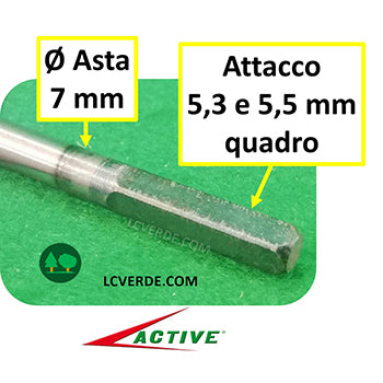 Asta Albero Trasmissione Interna Decespugliatore Multifunzione Active ricambi LCVERDE.com 24956