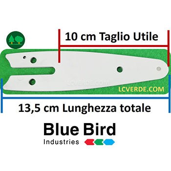 Barra Spranga Potatore Motosega Batteria Elettrica BlueBird CS 22 04 ricambi LCVERDE.com
