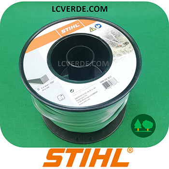 Bobina Filo Testina Decespugliatore Stihl 4 mm Quadro 90 metri accessori LCVERDE.com 00009303612 verde sconto promozione