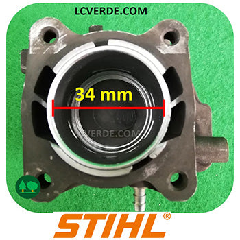 Cilindro Pistone Motore Motosega STIHL MS151 ricambi LCVERDE.com 11460201201 spare part