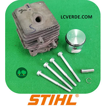 Cilindro Pistone Segmenti Motore Soffiatore Atomizzatore Stihl BG86 BR200 SR200 SH86 ricambio LCVERDE.com 42410201200