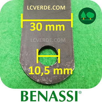 Coltello Y Trincia Trinciasarmenti Benassi serie T ricambio LCVERDE.com Trinciaerba Trinciatutto