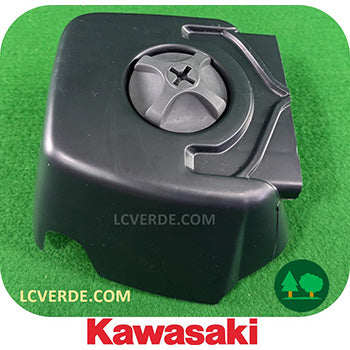 Coperchio Filtro Aria con Pomello Pomolo Vite di Chiusura Kawasaki Motore Decespugliatore TJ53 ricambi LCVERDE.com 11065-2141