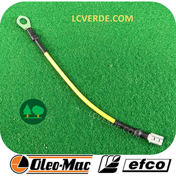 Filo Cavo Cavetto massa Interruttore Motosega OleoMac 956 962 965HD 970 971 980 981 985HD GS630 Efco 156 162 165HD 170 171 180 181 185HD MT6300 ricambi LCVERDE.com