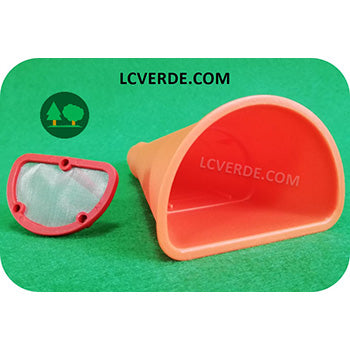 Imbuto Retina Rabocco Miscela Benzina Gasolio Olio Motosega Decespugliatore Tagliasiepe Soffiatore Rasaerba accessori LCVERDE.com SemiCerchio