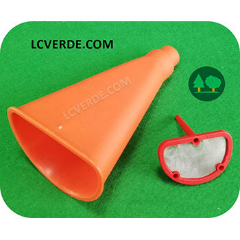 Imbuto Retina Rabocco Miscela Benzina Gasolio Olio Motosega Decespugliatore Tagliasiepe Soffiatore Rasaerba accessori LCVERDE.com Mezza Luna