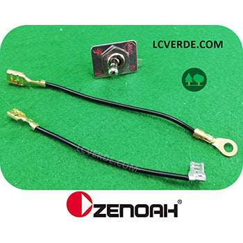 Interruttore Pulsante Cavi Cavo Cavetti Motosega Zenoah G310 G3100 G320 G3200 ricambi LCVERDE.com spare part