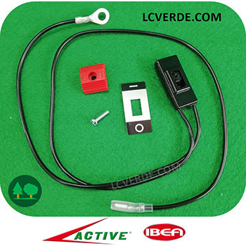 Interruttore Pulsante Motosega Active 28.28 Ibea 3000 ricambi LCVERDE.com 286224 Accensione Spegnimento