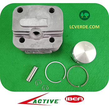 Kit Cilindro Pistone Fasce Elastiche Motore Decespugliatore Active 3.5 Ibea 35 ricambio LCVERDE.com 25279 spare part