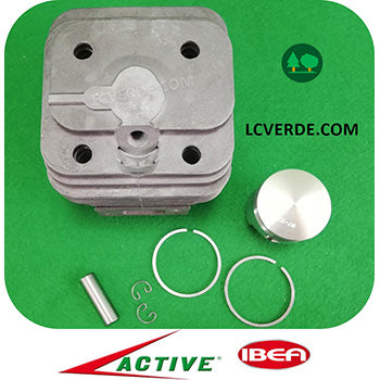 Kit Cilindro Pistone Fasce Elastiche Motore Decespugliatore Active 4.5 Ibea 45 ricambio LCVERDE.com 24474 spare parts