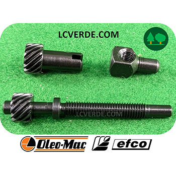 Kit Registrazione Tendicatena Motosega OleoMac 925 GS260 937 941 GS37 GS370 GS371 GS41 GS410 GS411 GS44 GS440 GS45 GS451 Efco 125 MT2600 137 141 MT3700 MT371 MT3710 MT4100 MT411 MT4110 MT440 MT4400 MT451 ricambio LCVERDE.com
