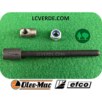 Kit Tendicatena Motosega OleoMac 261 271 272 281 284 481 482 ricambio usato LCVERDE.com 006000945 Registrazione Tensione Catena