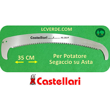 Lama Potatore Manuale Segaccio Seghetto Asta Telescopica Castellari Potatura Pota ricambio LCVERDE.com 35P