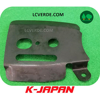Lamierino Protezione Carter Coperchio Copri Catena Motosega K Japan KJCV3101 KJCV3100 ricambio LCVERDE.com 285532 Lamiera