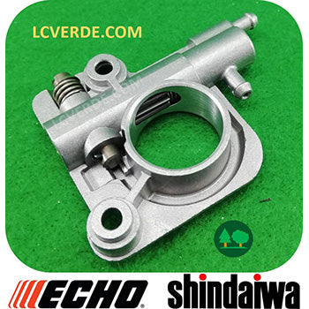 Pompa Olio Lubrificazione Catena Motosega Echo CS260 CS270 CS280 CS320 CS350 CS351 CS360 CS361 CS362 CS370 CS420 Shindaiwa 269T 280T 320T 360T 362T ricambio LCVERDE.com C022000020 spare part