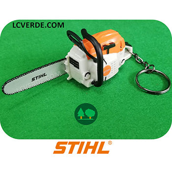 Portachiavi Motosega Riproduzione Suono Stihl accessorio LCVERDE.com 04209600003 oggettistica porta chiavi