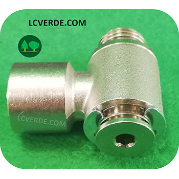 Rubinetto Maschio Femmina 1.4 Raccordi Aria Compressa Compressore Pneumatica ricambio LCVERDE.com raccorderia abbacchiatore raccolta olive rubinetto maniglia