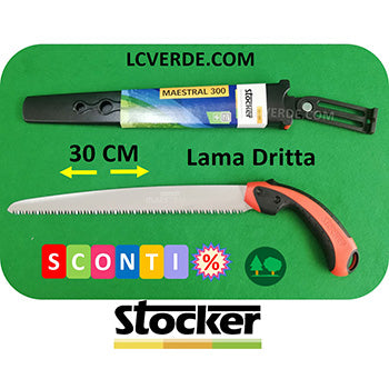 Segaccio Seghetto Sega Stocker Maestral 300 potatura pota taglio 30 cm piante alberi frutto giardinaggio agricoltura camping bushcraft arboricoltura forestale LCVERDE.com