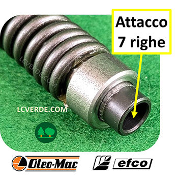 Smorzatore Torsionale Molla Trasmissione Interna Decespugliatore OleoMac BC280 BC320 Efco DS2800 DS3200 ricambi LCVERDE.com 61280129BR