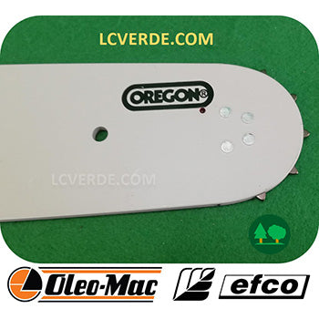 Barra Spranga 46 cm Motosega OleoMac Efco Maglie 68 Passo 3.8 ricambi LCVERDE.com 50310121r spare part