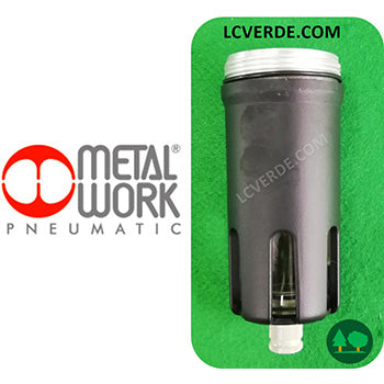 Bicchiere Tazza Filtro Regolatore 3/8" 1/2" Aria Compressa Pneumatica Metal Work ricambi LCVERDE.com