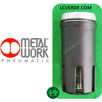 Tazza Olio Lubrificatore 3/8" 1/2" Aria Compressa Pneumatica Metal Work ricambi LCVERDE.com