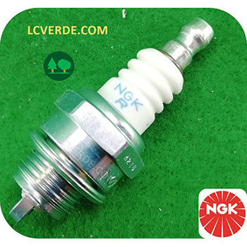 Candela Motore Miscela Benzina NGK BPMR7A ricambio LCVERDE.com motosega decespugliatore tagliasiepe soffiatore 2 Tempi
