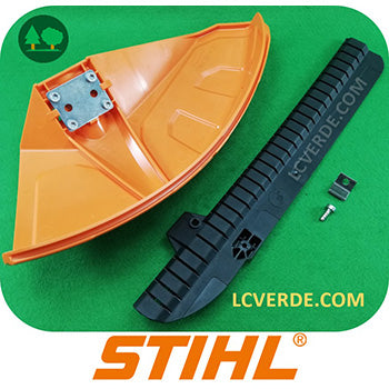 Difesa Parasassi Protezione Decespuglaitore Stihl FS89 FS91 FS111 FS120 FS131 FS240 FS250 FS260 FSA130 FR460 ricambio LCVERDE.com 41800071028 spare parts
