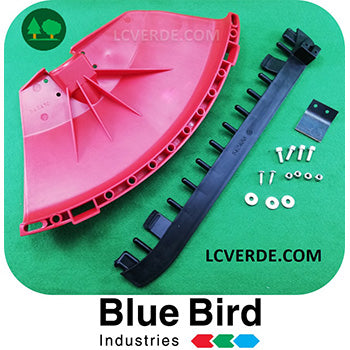 Difesa Parasassi Protezione Decespugliatore BlueBird ricambi LCVERDE.com Rosso spare parts