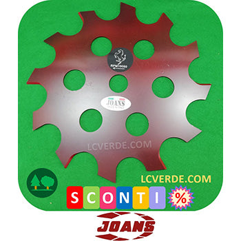 Disco Macinone Originale Joans Per Decespugliatore-250mm-25.4mm Disco Macinone Originale Joans Per Decespugliatore-250mm-25.4mm