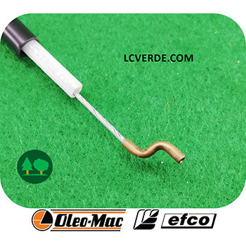 Filo Gas Cavo Guaina Acceleratore Motosega OleoMac 938 941 942 946 951 Efco 138 141 142 146 151 ricambio LCVERDE.com 094600059