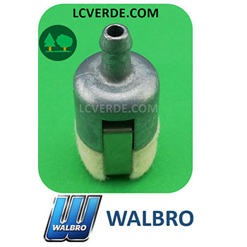 Filtro Pescaggio Miscela Walbro Piccolo Motosega Decespugliatore Soffiatore Tagliasiepe ricambio LCVERDE.com spare parts