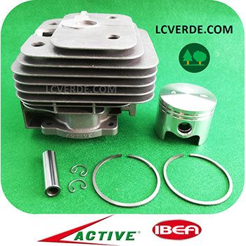 Kit Cilindro Pistone Fasce Elastiche Segmenti Decespugliatore Active Ibea 55 ricambi LCVERDE.com 24475