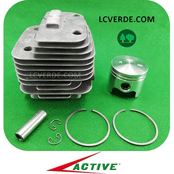 Kit Cilindro Pistone Fasce Elastiche Segmenti Decespugliatore Active 40 Versione Precedente ricambi LCVERDE.com 20661 spare parts