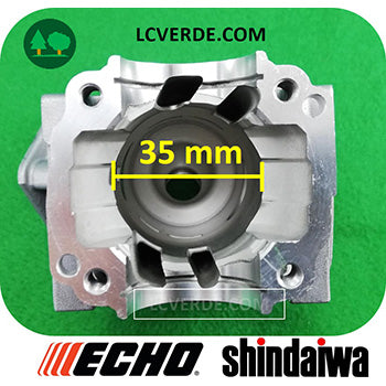 Kit Cilindro Pistone Motore Motosega Echo CS280, CS281 Shindaiwa 280T ricambio LCVERDE.com P021044050 P021044060 spare parts