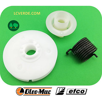 Kit Puleggia Avviamento Motosega OleoMac 925 GS260 Efco 125 MT2600 ricambio LCVERDE.com 50160181