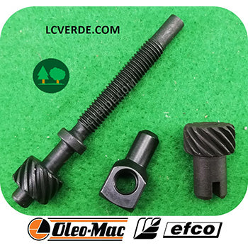 Kit Registro Tendicatena Catena Motosega OleoMac GST250 GST360 Efco MTT2500 MTT3600 ricambi LCVERDE.com 50290156