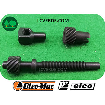 Kit Registro Tendicatena Catena Motosega OleoMac GST250 GST360 Efco MTT2500 MTT3600 ricambio LCVERDE.com 50290156