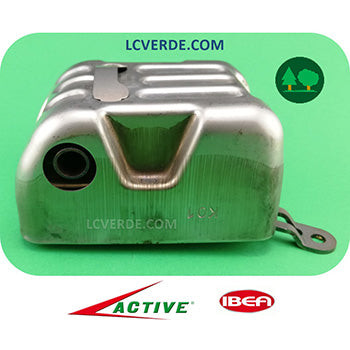 Marmitta Silenziatore Decespugliatore Active 2.4 2.5 2.8 2.9 Ibea 24 28 ricambi LCVERDE.com 23968 spare parts