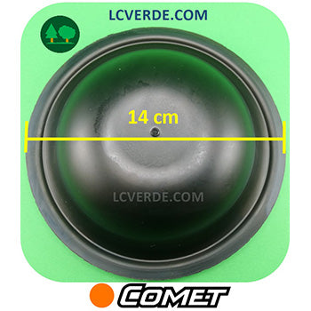 Membrana Accumulatore Camera Aria Pompa Irrorazione Comet P35 P38 P48 P50 P68 ricambi LCVERDE.com 1800003500 spare parts