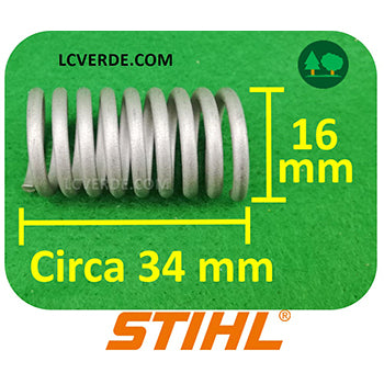 Molla Antivibrante Ammortizzatore Motosega Stihl MS171 MS181 MS211 ricambi LCVERDE.com 00007913104