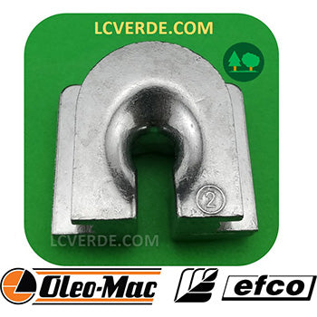 Nottolino Boccola Occhiello Testina Decespugliatore OleoMac Efco Load Go 130 Batti Vai ricambio LCVERDE.com 63120001R spare part