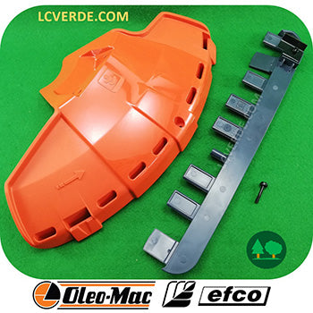 Parasassi Protezione Copertura Decespugliatore OleoMac Efco ricambio LCVERDE.com 61370632 spare parts
