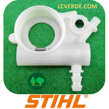 Pompa Olio Lubrificazione Catena Motosega Stihl MS 193 MS194 ricambi LCVERDE.com 11376403203 spare part