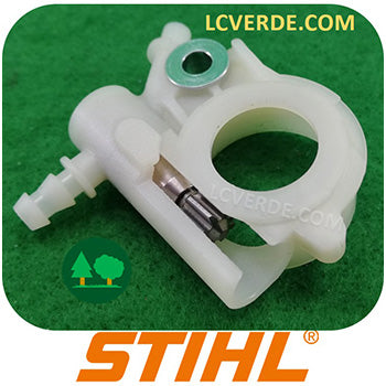 Pompa Olio Lubrificazione Catena Motosega Stihl MS 193 MS194 ricambi LCVERDE.com 11376403203 spare parts