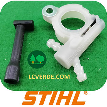 Pompa Olio Lubrificazione Catena Motosega Stihl MS150 MS151 ricambio LCVERDE.com 11466403206