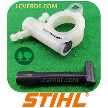 Pompa Olio Lubrificazione Catena Motosega Stihl MS150 MS151 ricambio LCVERDE.com 11466403206 spare parts