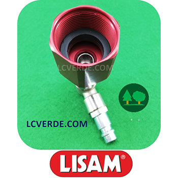 Terminale Rubinetto Asta Pneumatica Aria Compressa Fissa Telescopica LISAM Raccolta Olive ricambi LCVERDE.com 9063 spare parts