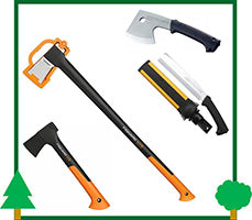 Ascia Spacco Taglio Accetta Machete Roncola agricoltura giardinaggio silvicoltura forestale outdoor camping bushcraft survivor fai da te LCVERDE.com