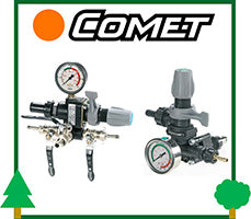 COMET Gruppo Comando Valvola Regolazione Pompa Pressione Irrorazione LCVERDE.com